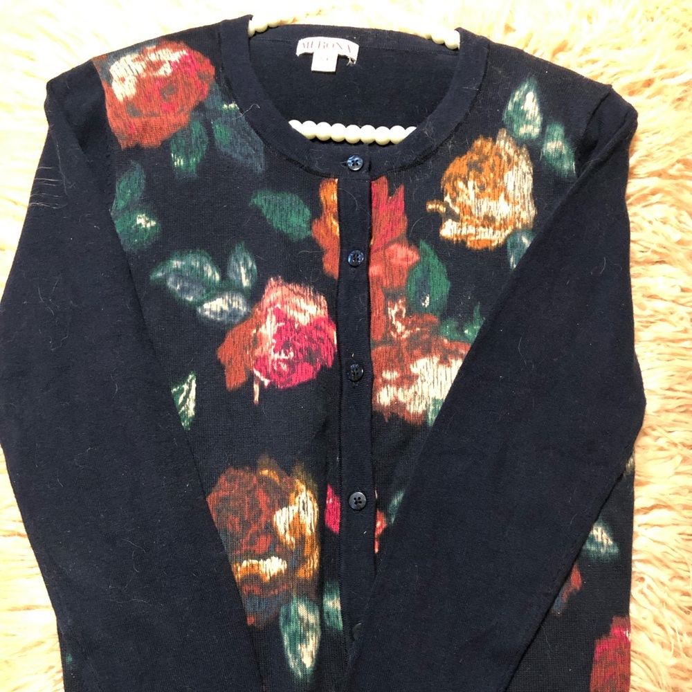 Merona Floral Cardigan